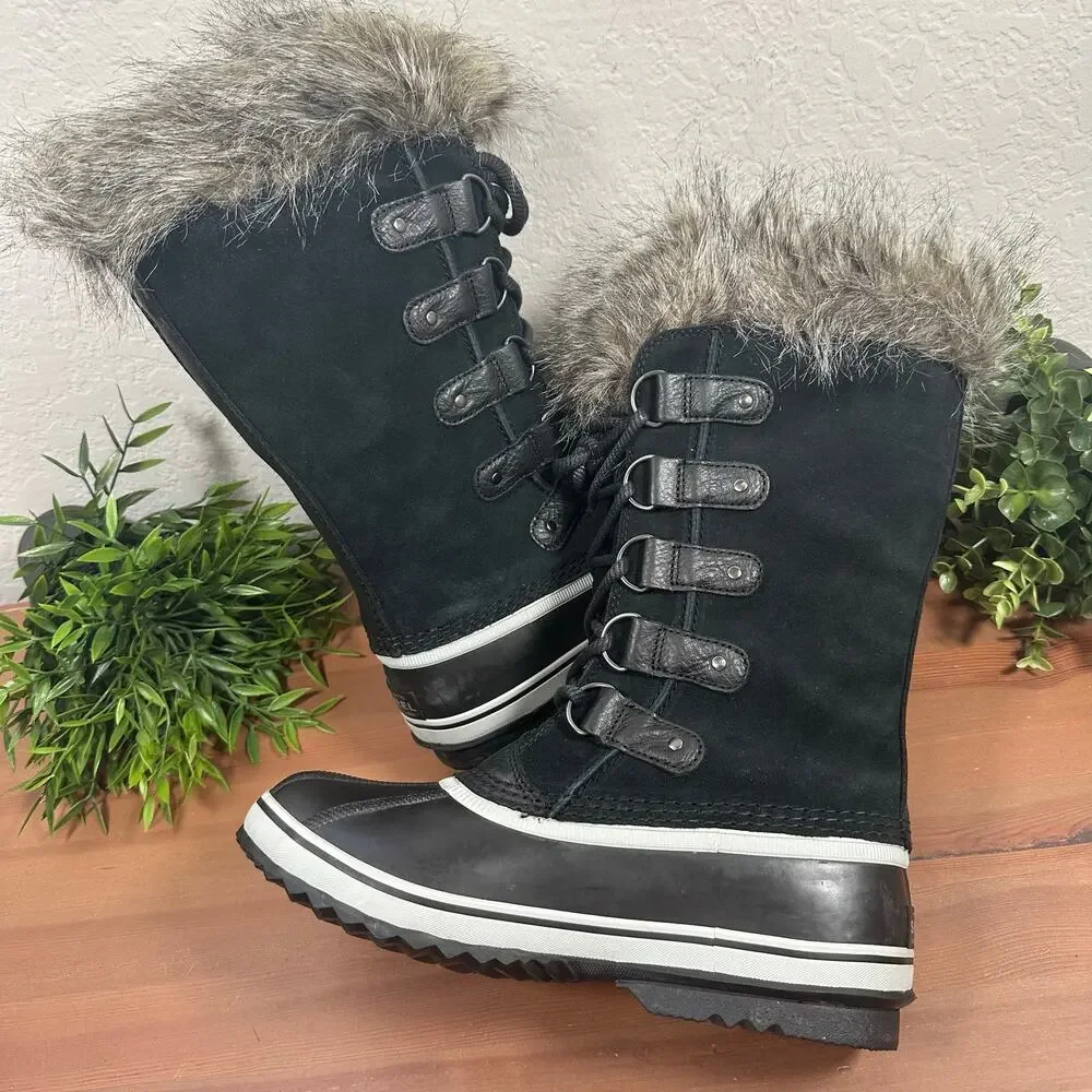 Sorel Women's Joan of Arctic Waterproof Boots Black Size‎ 10